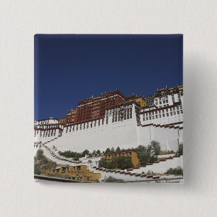 Potal Palace in Lhasa, Tibet. 15 Cm Square Badge