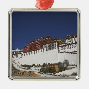 Potal Palace in Lhasa, Tibet. Metal Tree Decoration