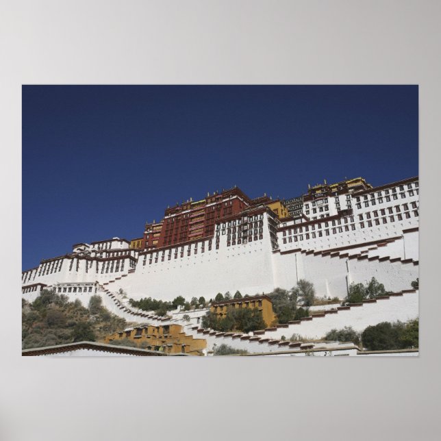 Potal Palace in Lhasa, Tibet. Poster (Front)