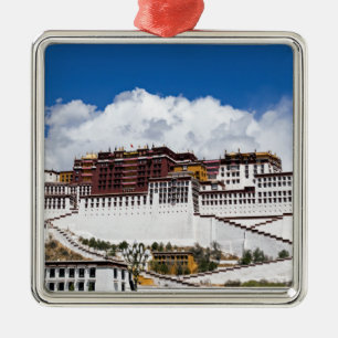 Potala palace in Lhasa - Tibet Metal Tree Decoration