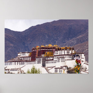 Potala palace in Lhasa - Tibet Poster