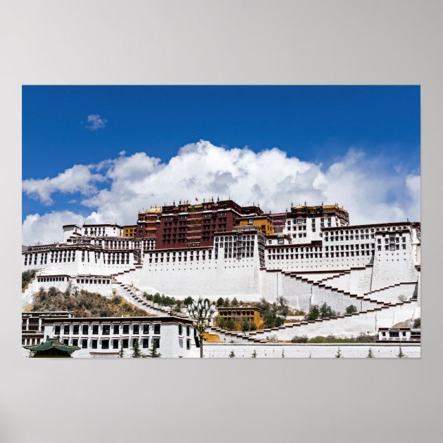 Potala palace in Lhasa - Tibet Poster (Front)