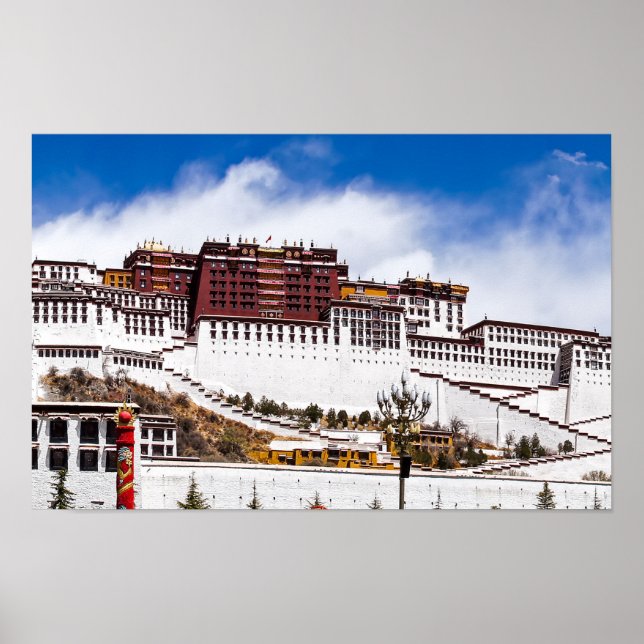 Potala palace in Lhasa - Tibet Poster (Front)