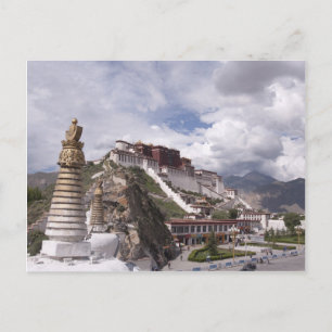 Potala palace in Tibet Postcard