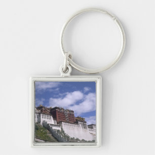 Potala Palace on mountain the home of the Dalai Key Ring
