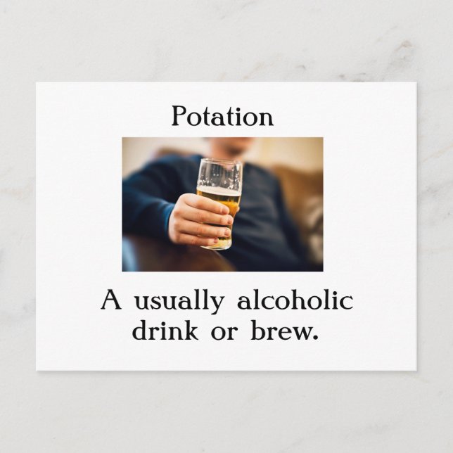 Potation Postcard (Front)