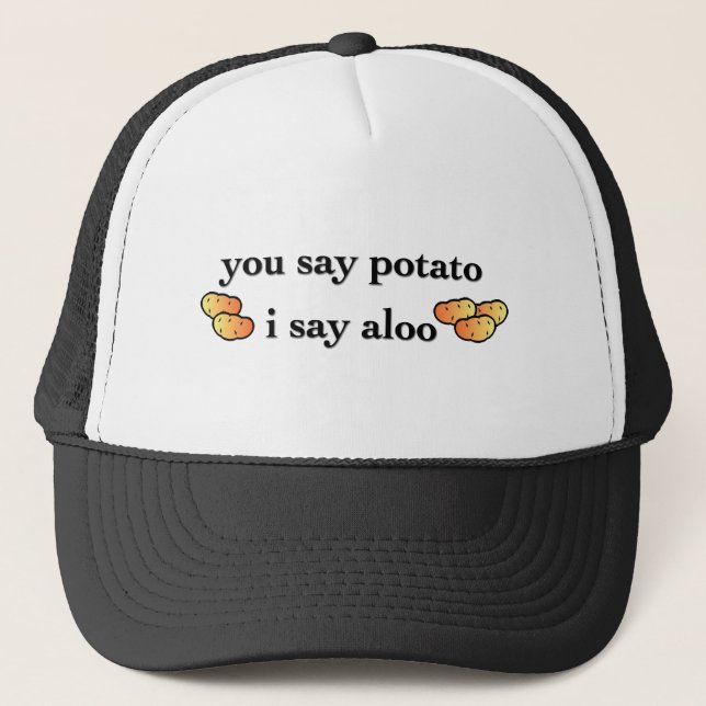 Potato Aloo Trucker Hat (Front)