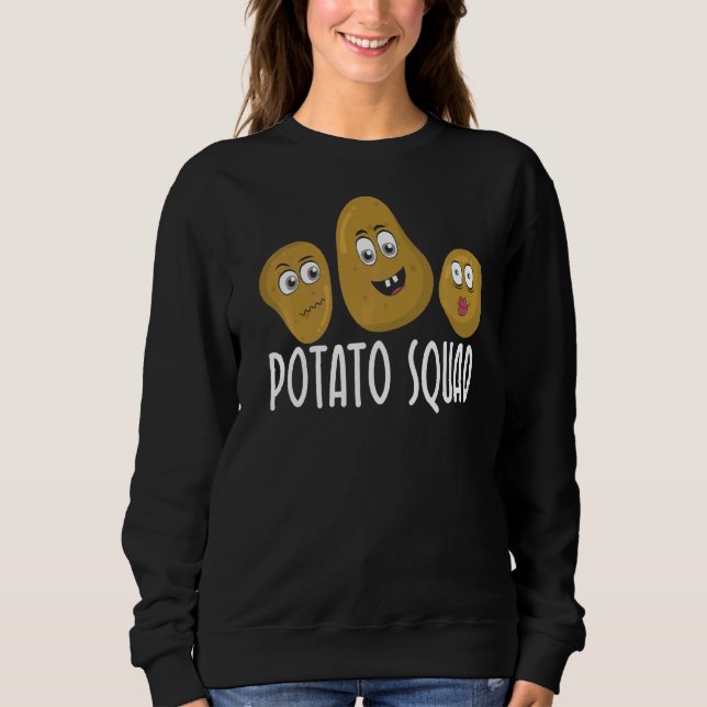 Potato Apparels For Women  Potato  Potatoes Sweatshirt (Front)