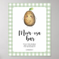 Potato baby shower - Momosa bar