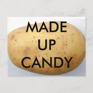 Potato Candy postcard art form