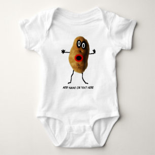 Potato Cartoon Baby Bodysuit