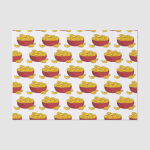 Potato chip cartoon illustration tissue paper