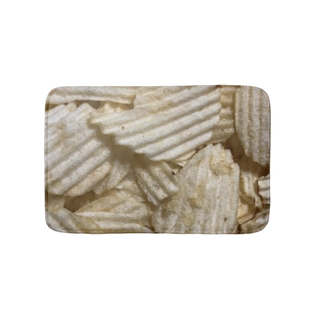 Potato Chips Bath Mat (Front)