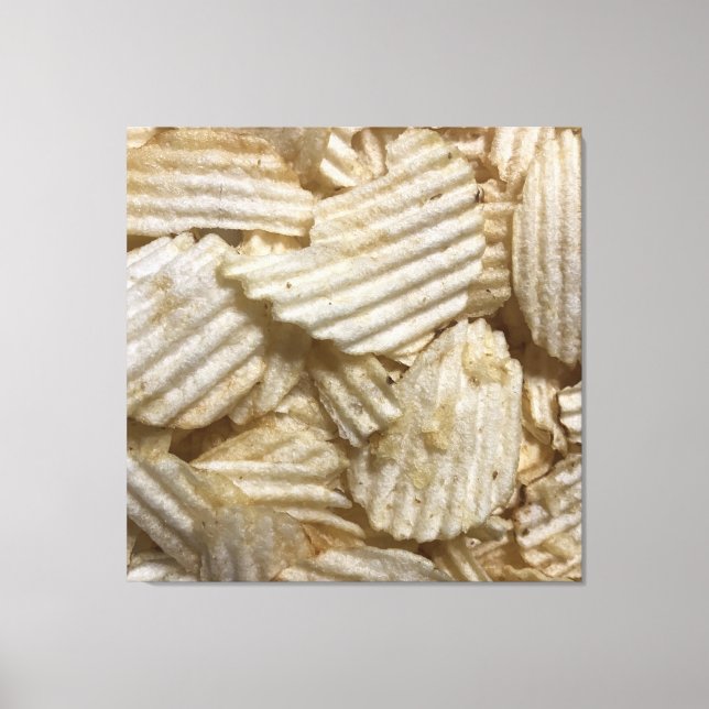 Potato Chips Canvas Print (Front)