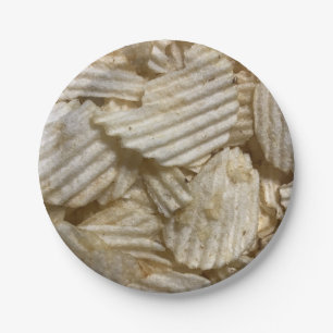 Potato Chips Paper Plate