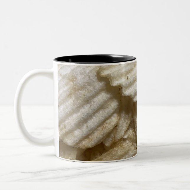 Potato Chips Two-Tone Coffee Mug (Left)