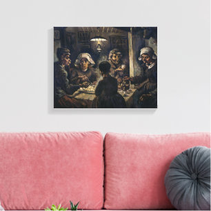 Potato Eaters Van Gogh Canvas Print