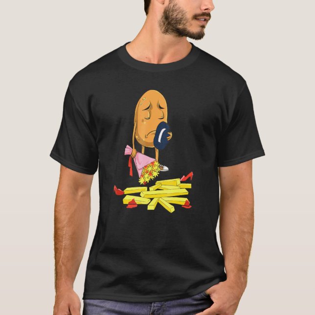 Potato Gone French Fries T-Shirt (Front)