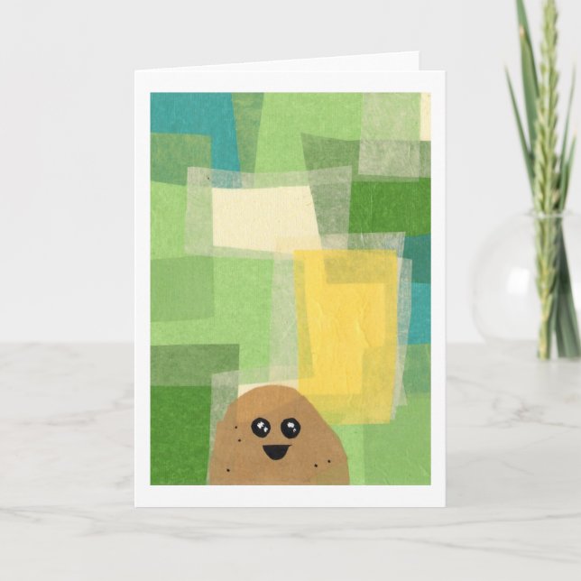 Potato greeting card (Front)