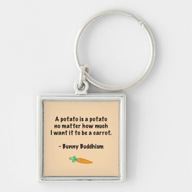 Potato Is a Potato Key Ring (Front)