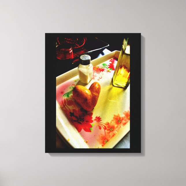 Potato Love Canvas Print (Front)