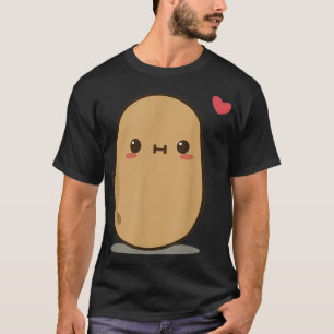 Potato Love heart Gift  Boys Men Women  T-Shirt