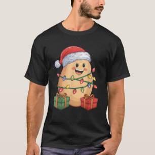 Potato Lover Xmas Lighting Funny Potato Christmas  T-Shirt