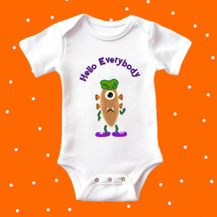 Potato monster baby bodysuit