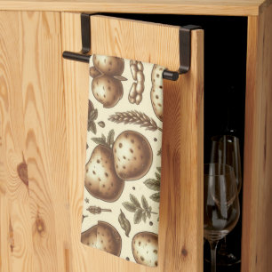 Potato Pattern Kitchen Towel