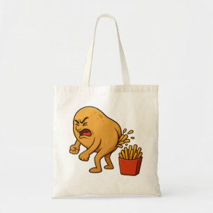 Potato Pooping French Fries l Funny French Fries  Tote Bag