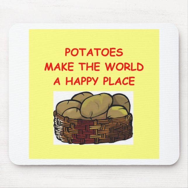 potato potatoes mouse pad (Front)