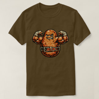 Potato Powerhouse — Vintage Retro Strongman Fighte T-Shirt