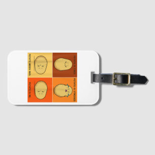 Potato Spud Root Vegetable Tater Vegan Lover Keto Luggage Tag