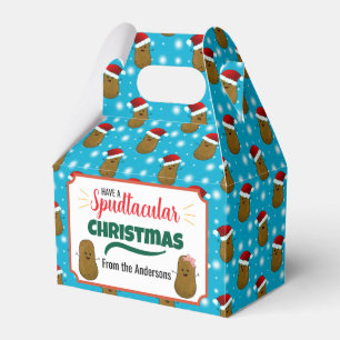 Potato Spudtacular Christmas Personalized Favour Box