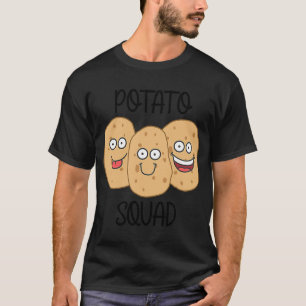 Potato Squad Ironic Saying Healthy Cooking Potatoe T-Shirt