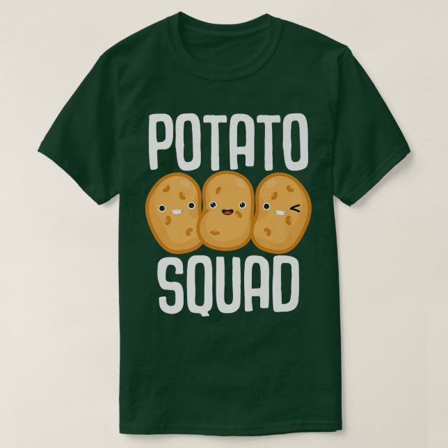 Potato Squad Potato Spud  T-Shirt (Design Front)