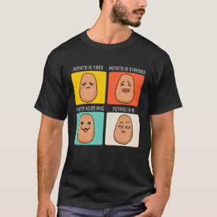 Potato Vegetable Pun Veggie Keto Diet Vegan Ketoge T-Shirt