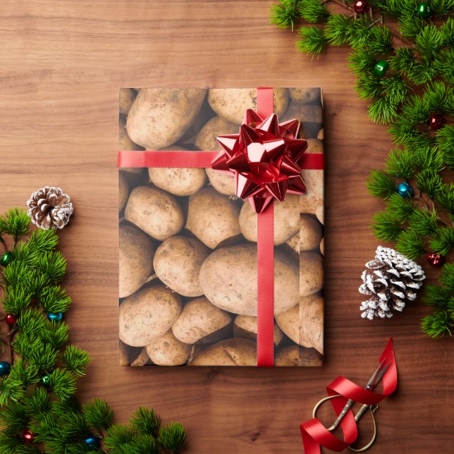 Potato Wrapping Paper (Holiday Gift)