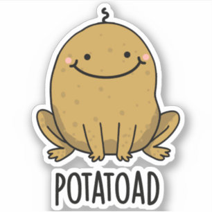 Potatoad Funny Potato Toad Pun