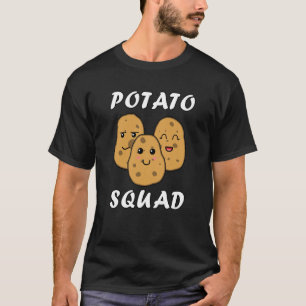 Potatoe Squad Team Vegetable Ironic Saying Hobby C T-Shirt