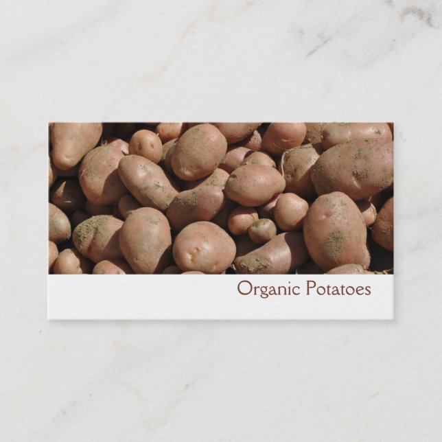 Potatoes business card (Front)