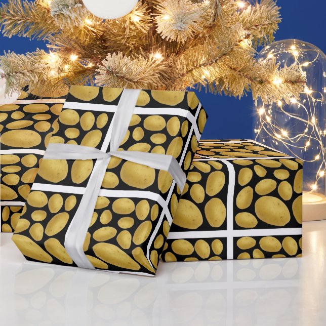 Potatoes pattern wrapping paper (Holidays)