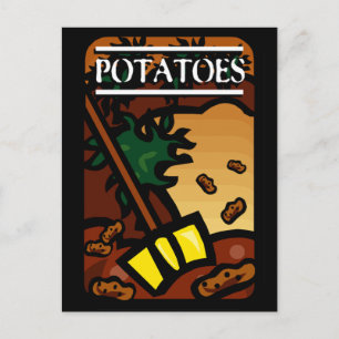 Potatoes Postcard