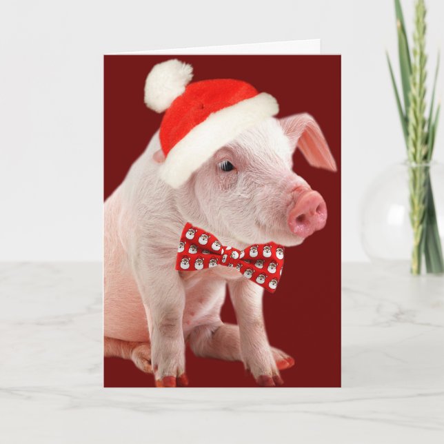Potbelly Pig Oink Card (Front)