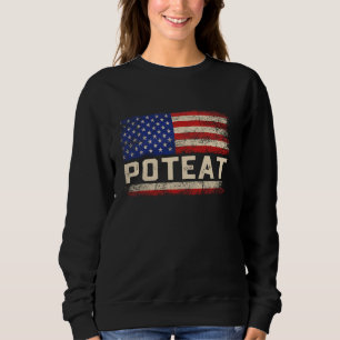 POTEAT Last Name Shirt POTEAT Name American Flag