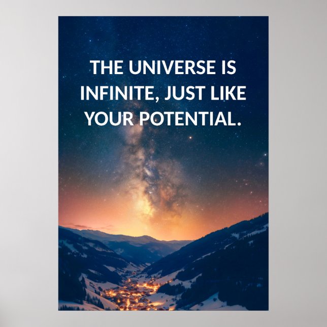 Potential Motivational Quote Poster (Front)