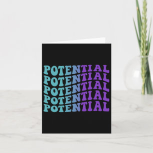 Potential Suicide Prevention Depression Awareness  Card