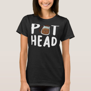 Pothead Coffee Caffeine Addict Pot Head Coffee T-Shirt