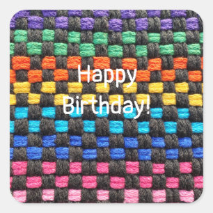 Potholder Check Pattern Stickers
