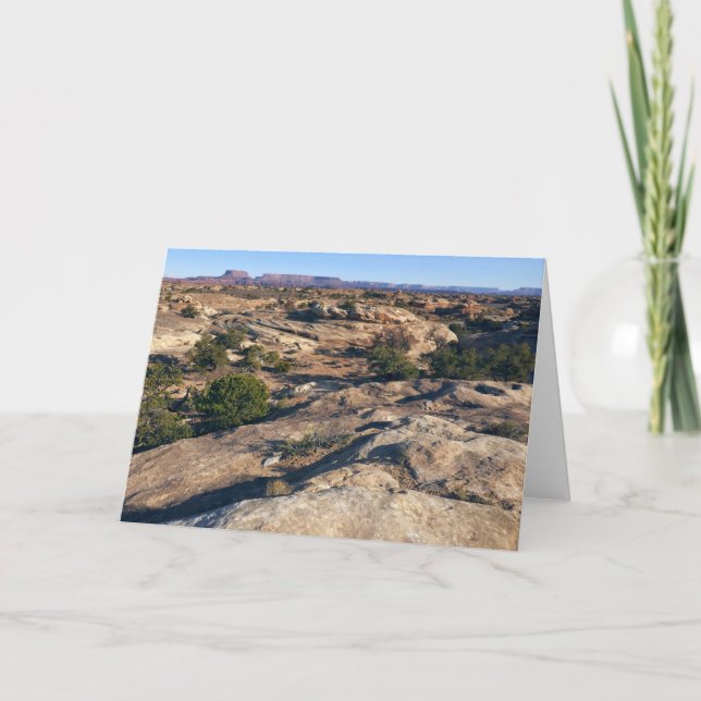 Pothole Point Trail at Canyonlands National Park Card (Front)